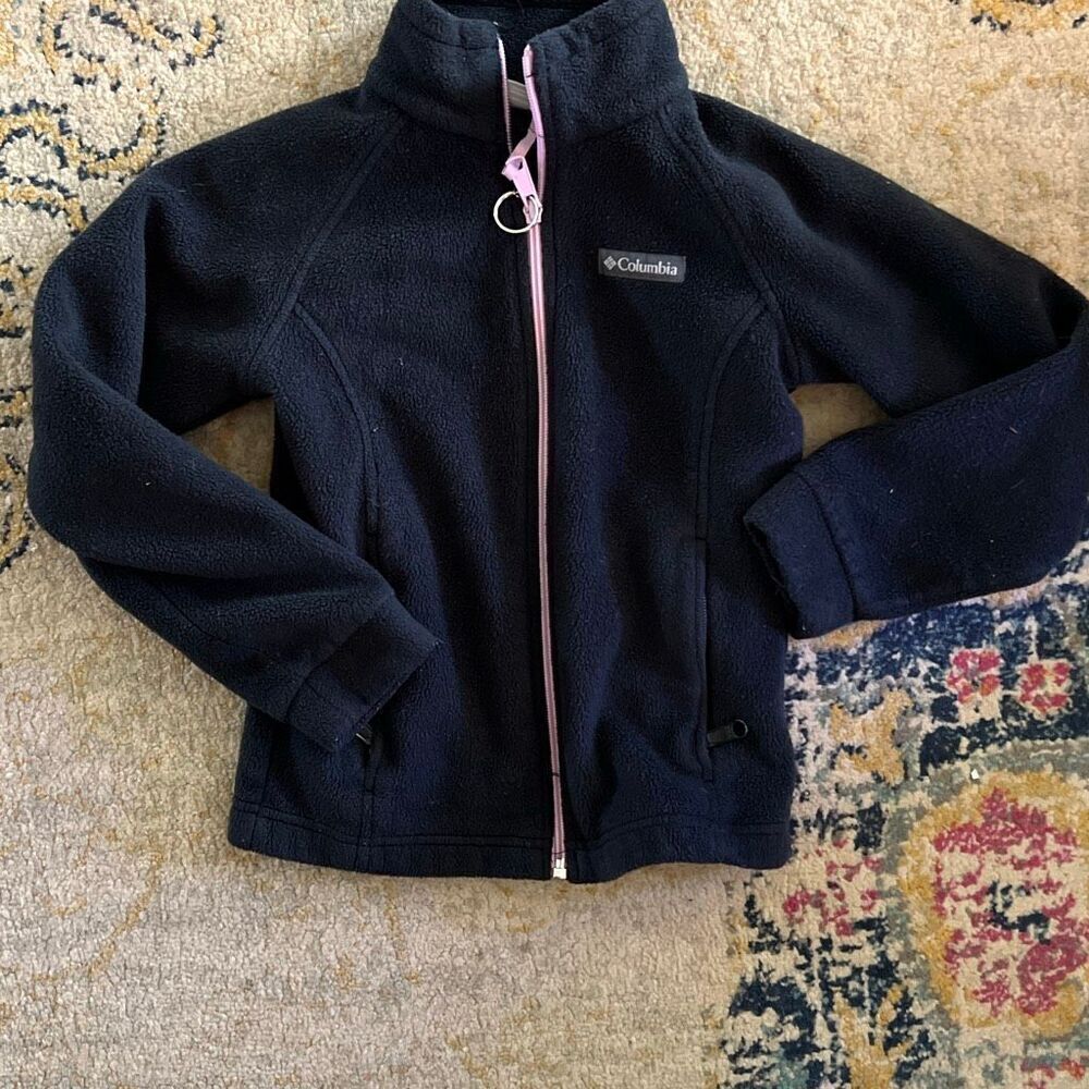 Columbia Girls’ Fleece Jacket – Size Small (7/8)